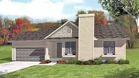 image of affordable home plan 1681